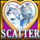 latin heart scatter symbol icon