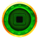 leaves of fortune green symbol icon