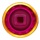 leaves of fortune red scatter symbol icon