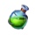 lines of magic scatter potion symbol icon
