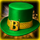 lucky leaf scatter symbol icon