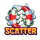 lucky year 25 scatter symbol icon