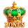 mardi gras queen symbol scatter icon