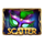 mardi gras wild party scatter symbol icon