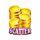 mega ace scatter symbol icon