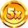 mighty pots of gold scatter 5 symbol icon