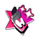 minted mike pink scatter symbol icon