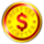 money 5 booster scatter 1 symbol icon