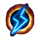 neon blaze scatter jackpot symbol icon