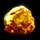 northern gold rush gold nugget symbol icon