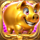 pay pig scatter symbol icon