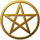 pentagram scatter symbol icon
