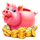 piggi bank scatter symbol icon