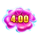 pink clovers xxxl hold and win value scatter symbol icon
