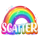 rainbow fruit flowin scatter symbol icon