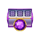 rapid gems purple super jewel scatter symbol icon