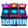retro tokyo scatter symbol icon