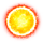 royal seven flaming link scatter symbol icon