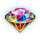 sparkling fortunes scatter symbol icon