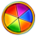 spin and dice scatter 1 symbol icon
