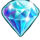 striking diamond link running wins symbol scatter 2 icon