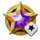 stunning crown dice symbol scatter icon