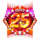 super 70 stars super 25 scatter symbol icon