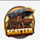 the explosive bandit scatter symbol icon