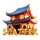 the legend of panda scatter symbol icon