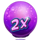 the shining globe scatter 2 symbol icon