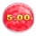 tidal gold scatter 4 symbol icon