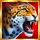 tiger and dragon aztec jungle scatter symbol icon
