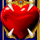 tiger heart scatter symbol icon