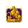 treasurehorsegoldscattersymbol icon