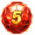 treble riches red scatter symbol icon