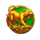 triple pot diamond tiger scatter symbol icon
