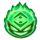 triple tumblin totems green scatter symbol icon