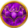 vamp hunt purple coin scatter symbol icon