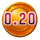 volcano golden coins coin scatter symbol icon