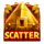 wild egyptian buffalo scatter symbol icon