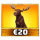 wild moose bonanza m money scatter symbol icon