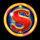 wild spin deluxe scatter symbol icon
