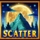 wolf night scatter symbol icon