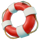 10000 big bass 10k ways red lifebuoy symbol icon