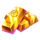 10000 x gold 2 gold bars symbol icon
