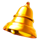 10000 x gold 2 gold bell symbol icon
