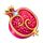 100 art of gold pomegranate symbol icon