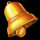 100 burning clover bell symbol icon