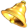 100 burning hot buy bonus gold bell symbol icon