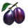 100 burning hot buy bonus purple plums symbol icon